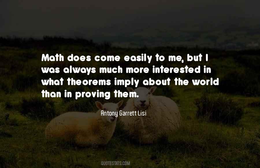 Quotes About Theorems #1550762