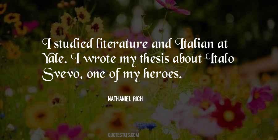Quotes About Heroes In Literature #1715255