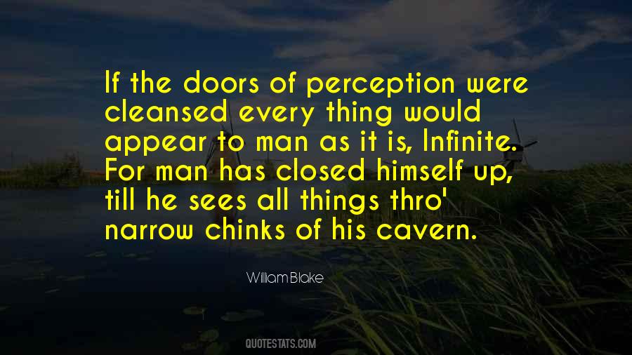 Quotes About The Doors Of Perception #1033120