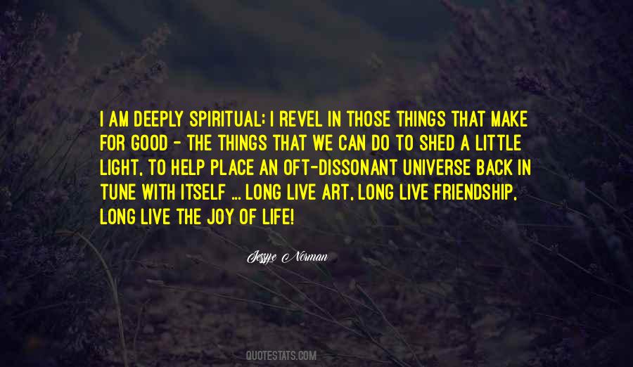 Spiritual Universe Quotes #19568