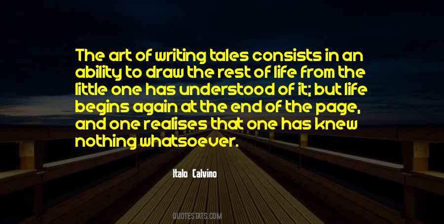 Quotes About The Art Of Writing #236128