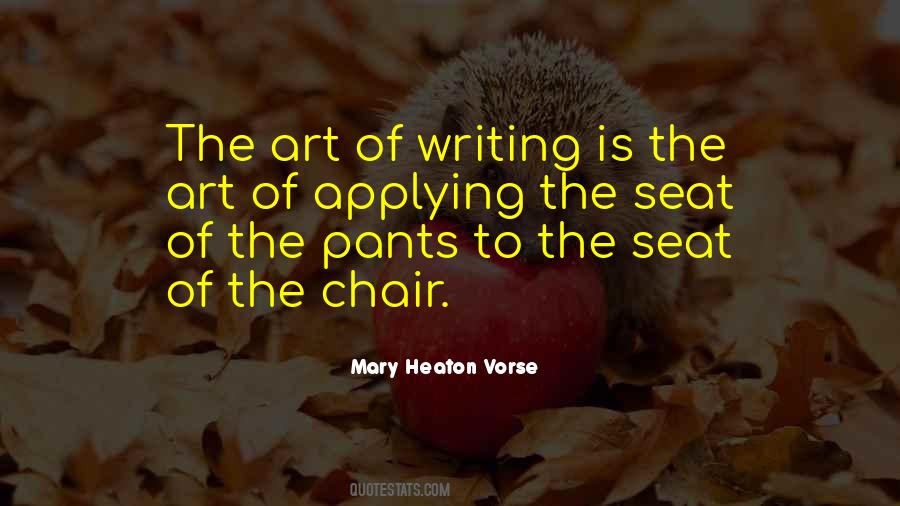 Quotes About The Art Of Writing #321534