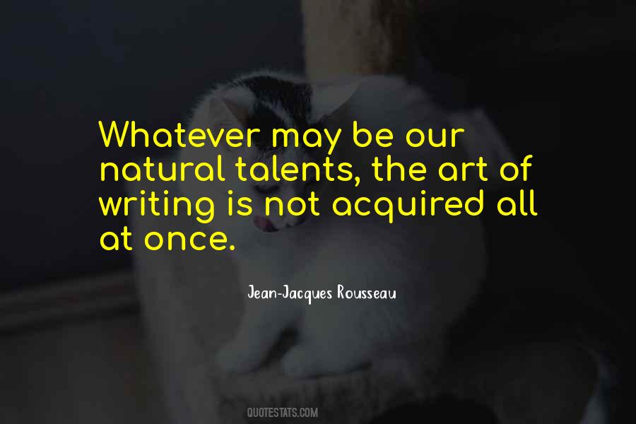 Quotes About The Art Of Writing #91852