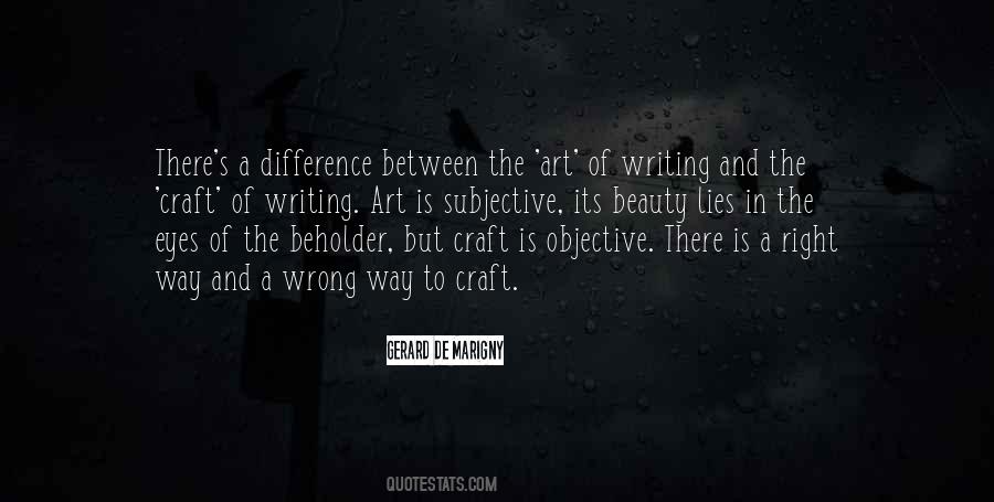 Quotes About The Art Of Writing #989109