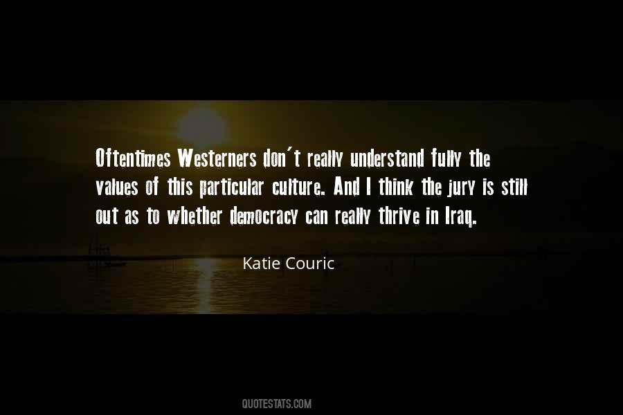 Quotes About Westerners #850671