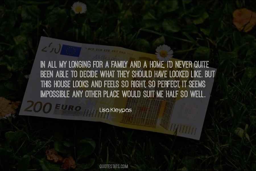 Quotes About Longing For Family #799867