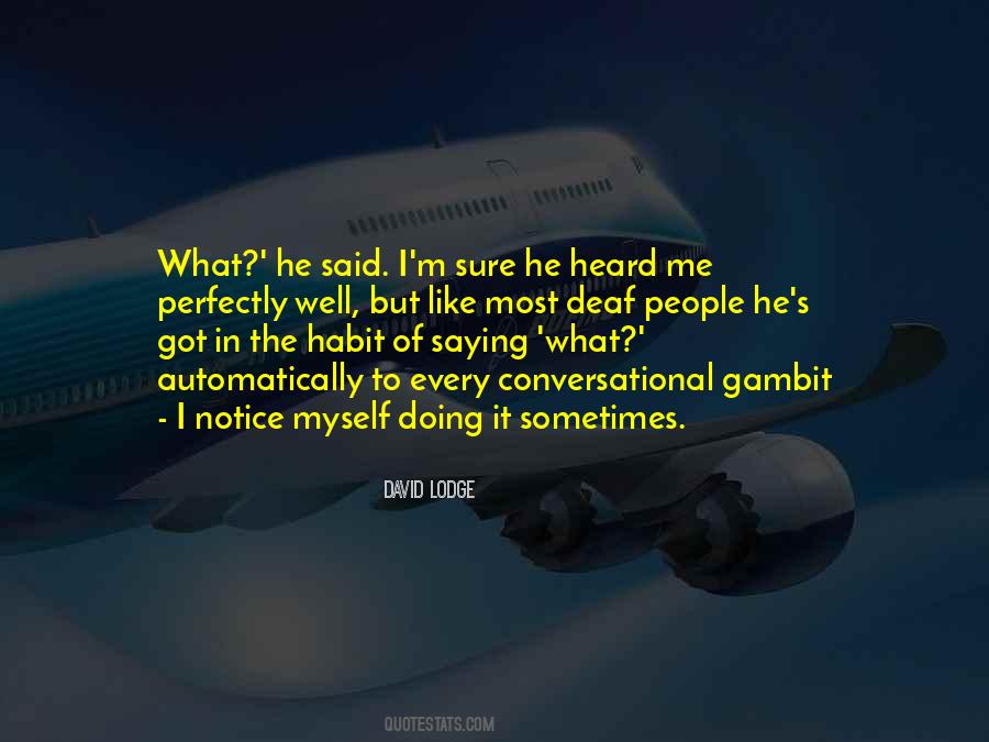 Deaf People Quotes #10758