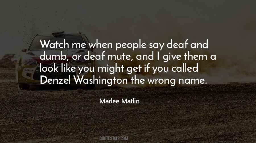 Deaf People Quotes #1714563