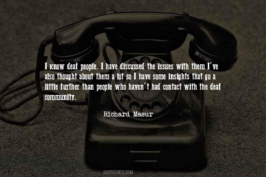Deaf People Quotes #1752589