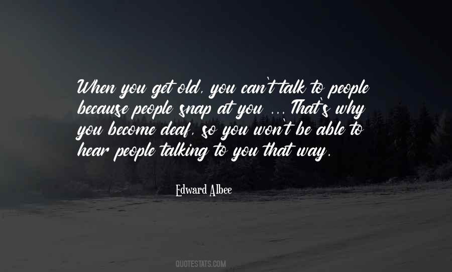 Deaf People Quotes #353485