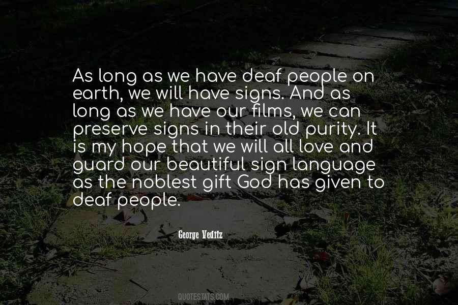 Deaf People Quotes #388905
