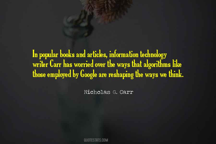 Quotes About Technology And Books #950347
