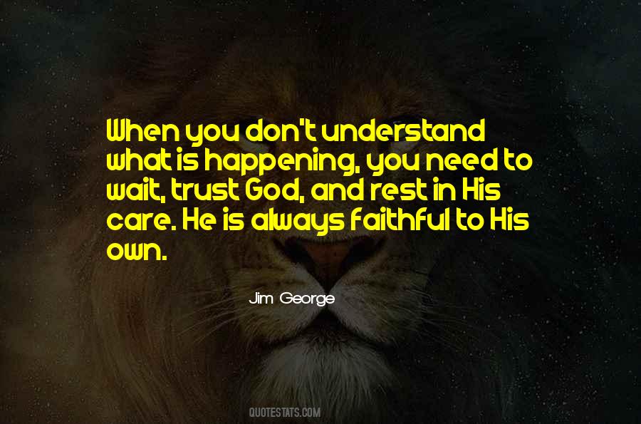 Quotes About Trust And Faith In God #150537