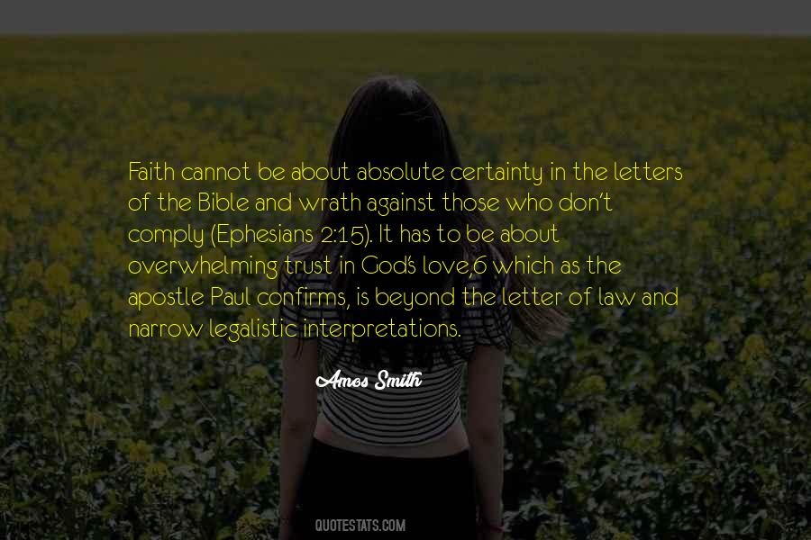Quotes About Trust And Faith In God #62173