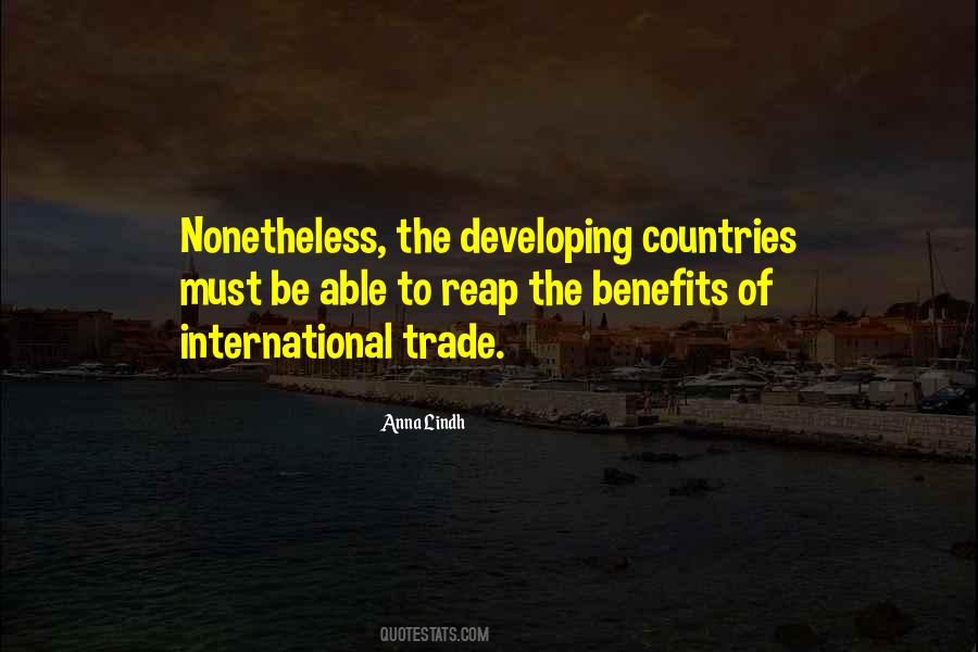 Quotes About Developing Countries #1363117