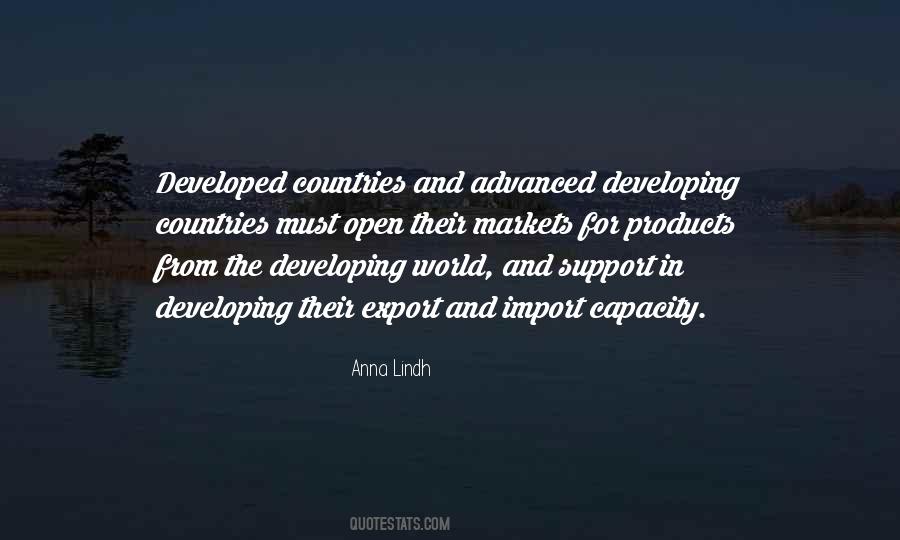 Quotes About Developing Countries #738988