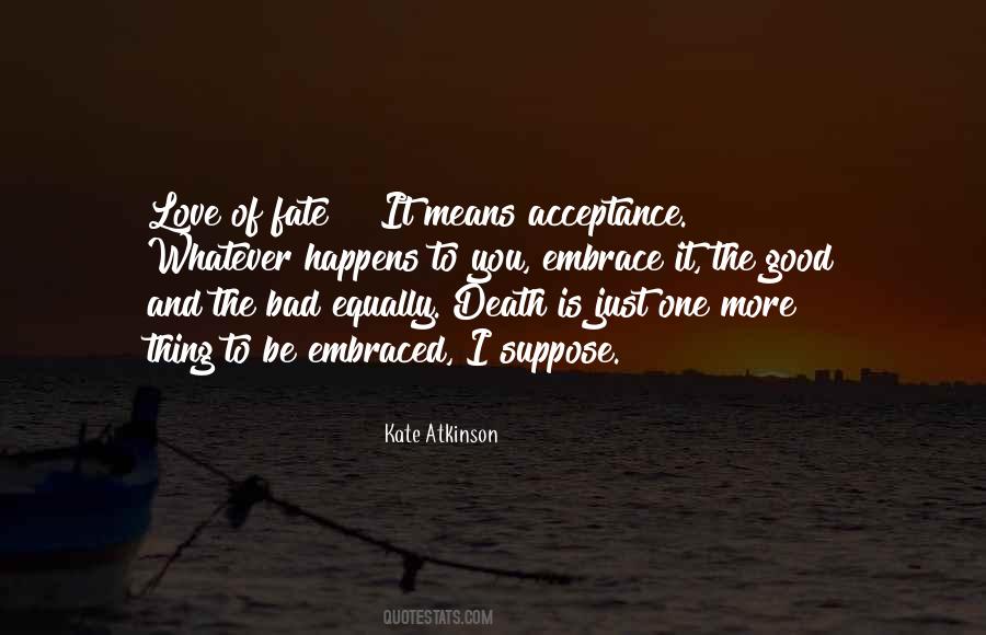 Quotes About Fate And Love #130998