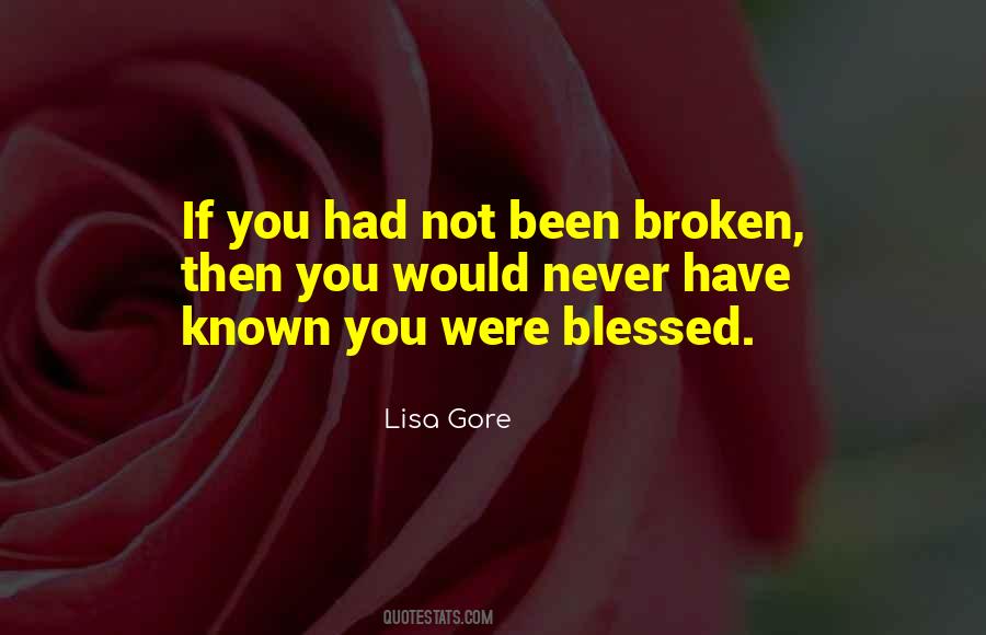 Quotes About Been Broken #39642