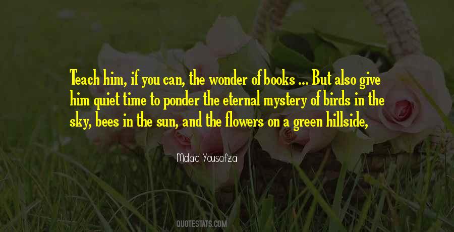 Quotes About Books And Flowers #1052470