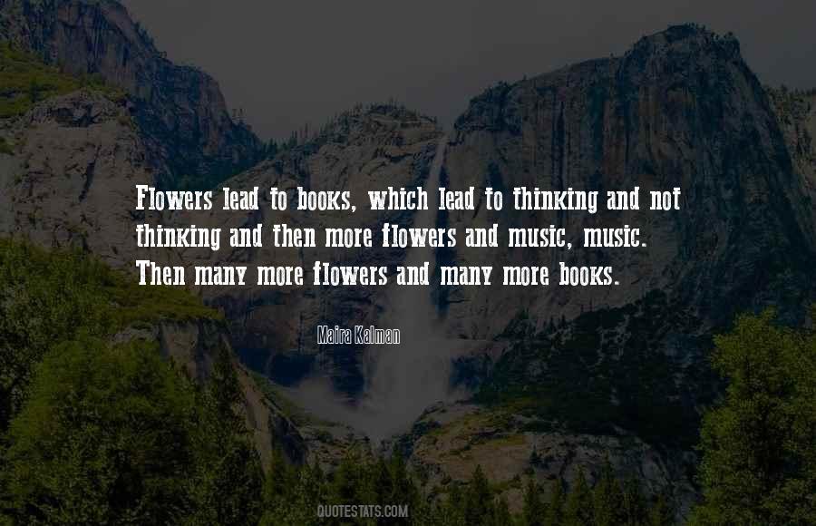 Quotes About Books And Flowers #523765