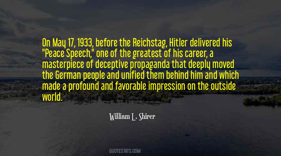 Quotes About The Hitler #114711