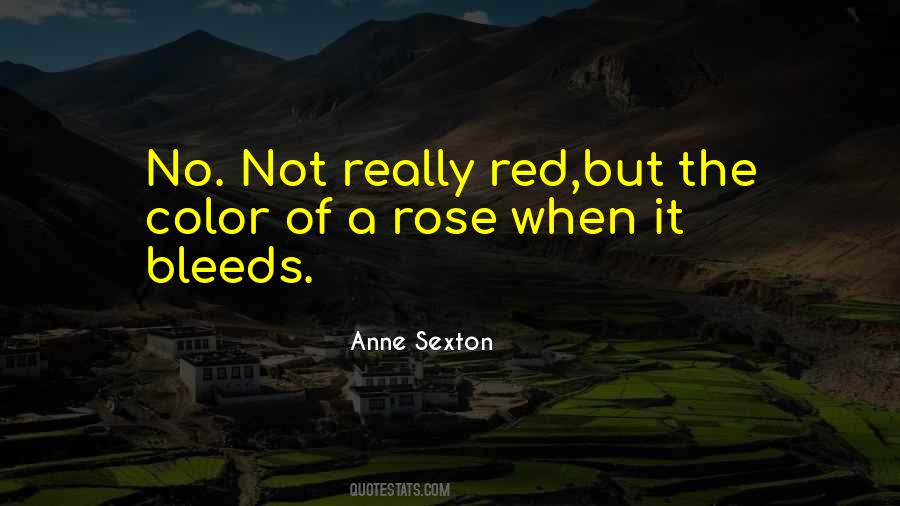 Quotes About The Red Color #1316136