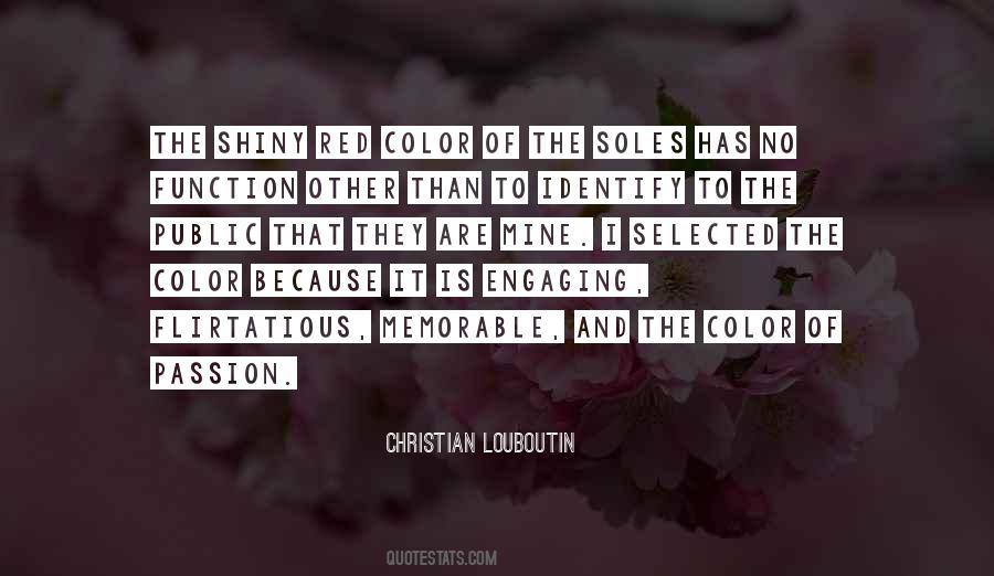 Quotes About The Red Color #1530699