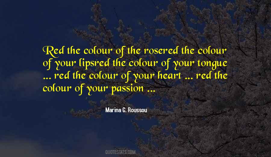 Quotes About The Red Color #202458