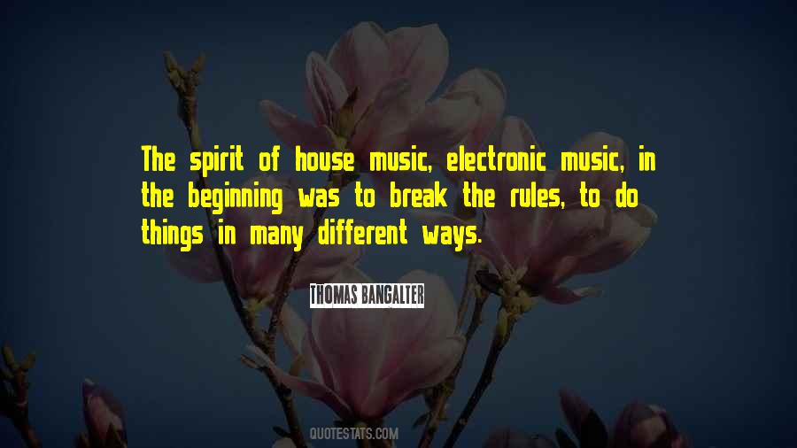 Quotes About Electronic Music #1185105