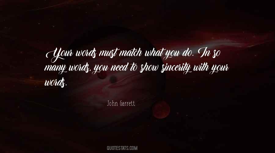Quotes About Sincerity And Trust #383889