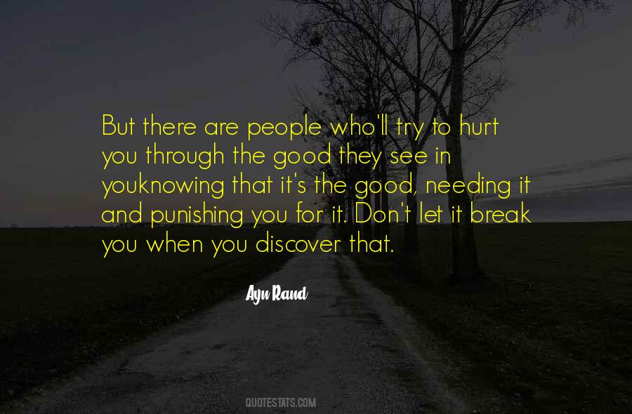 Quotes About People Who Hurt You #279894