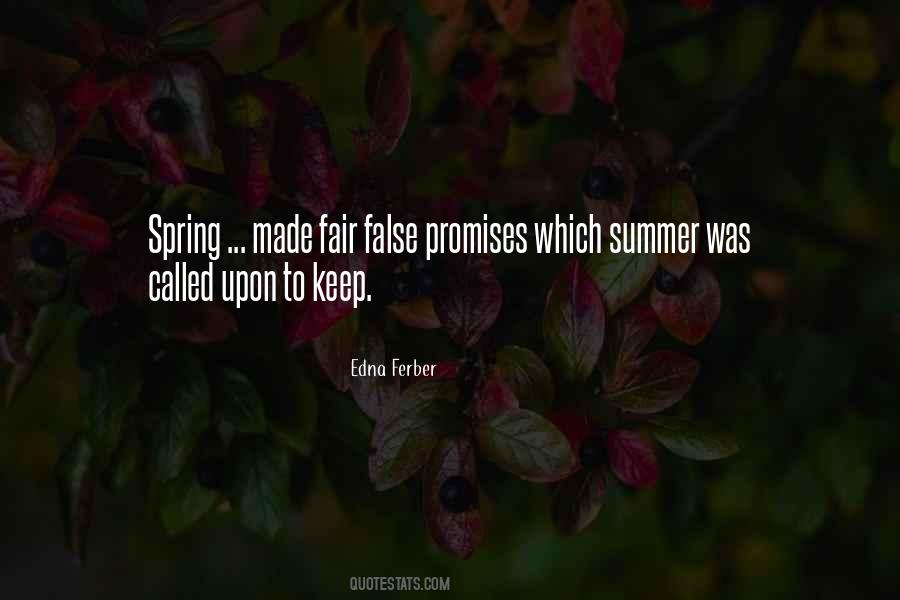 Quotes About False Promises #1493494