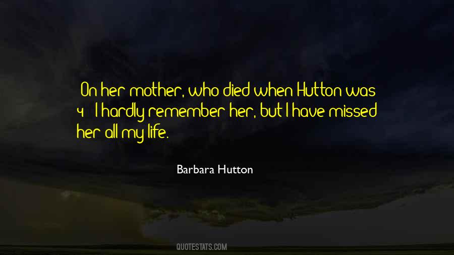 Quotes About My Mother Who Died #99116