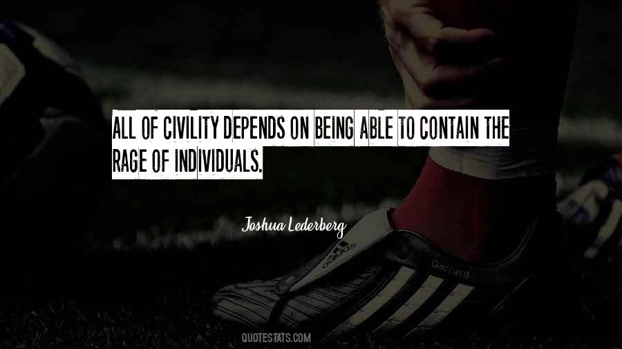Quotes About Civility #1537599