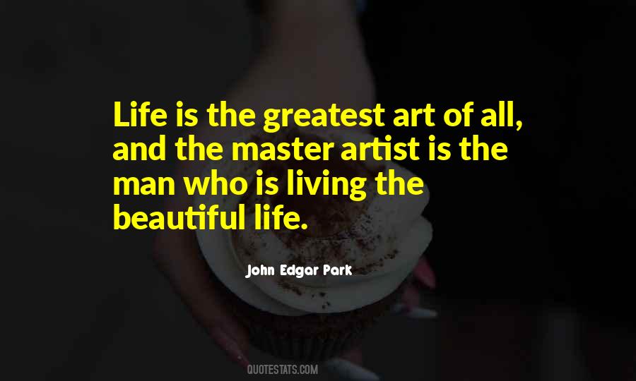 Life Of Artist Quotes #165964