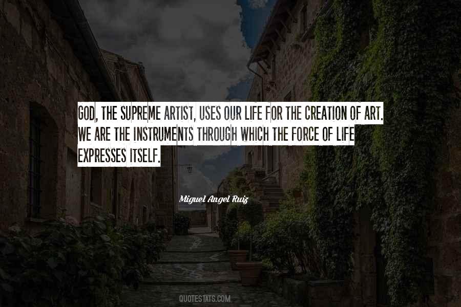 Life Of Artist Quotes #282911