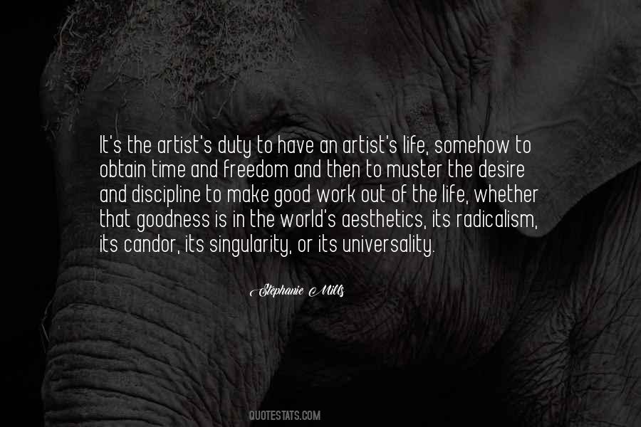 Life Of Artist Quotes #287119