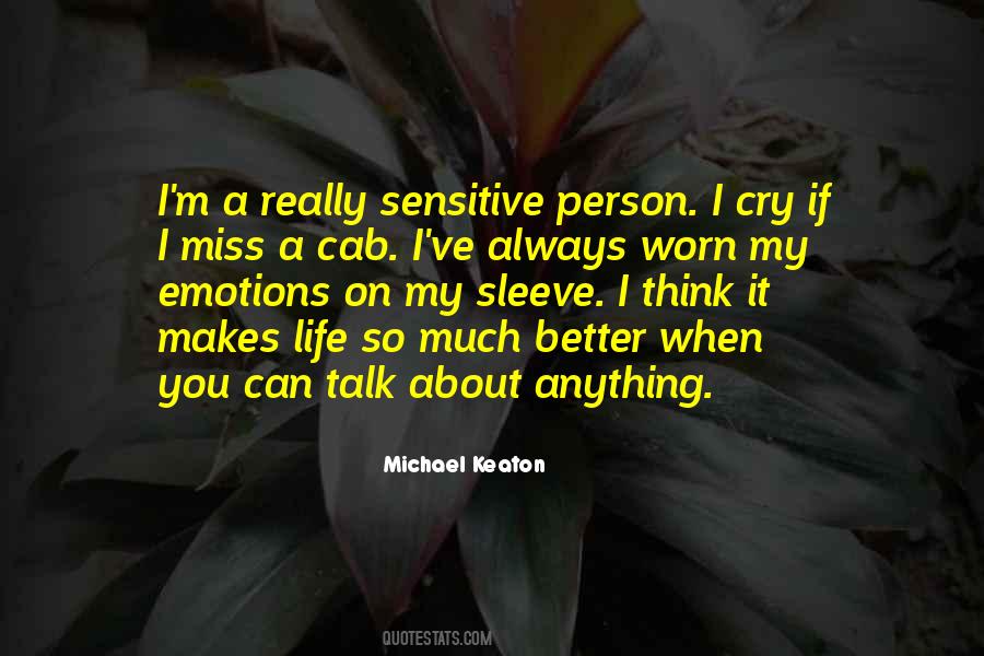 Quotes About Sensitive Person #1609508