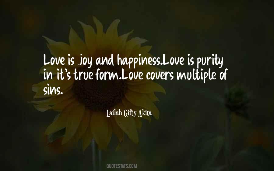 Love Joy Happiness Quotes #185882