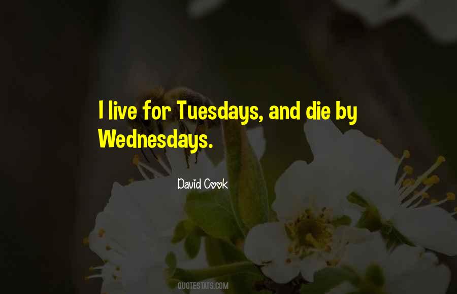 Quotes About Wednesday #278721