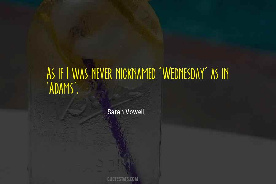 Quotes About Wednesday #302003