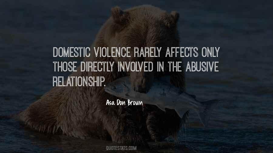 Quotes About Domestic Abuse #1189617