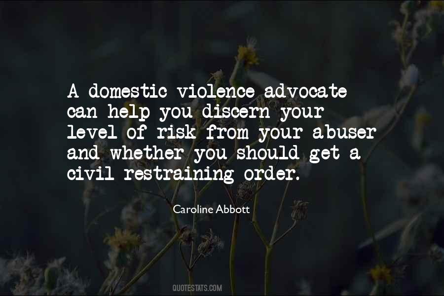 Quotes About Domestic Abuse #388027