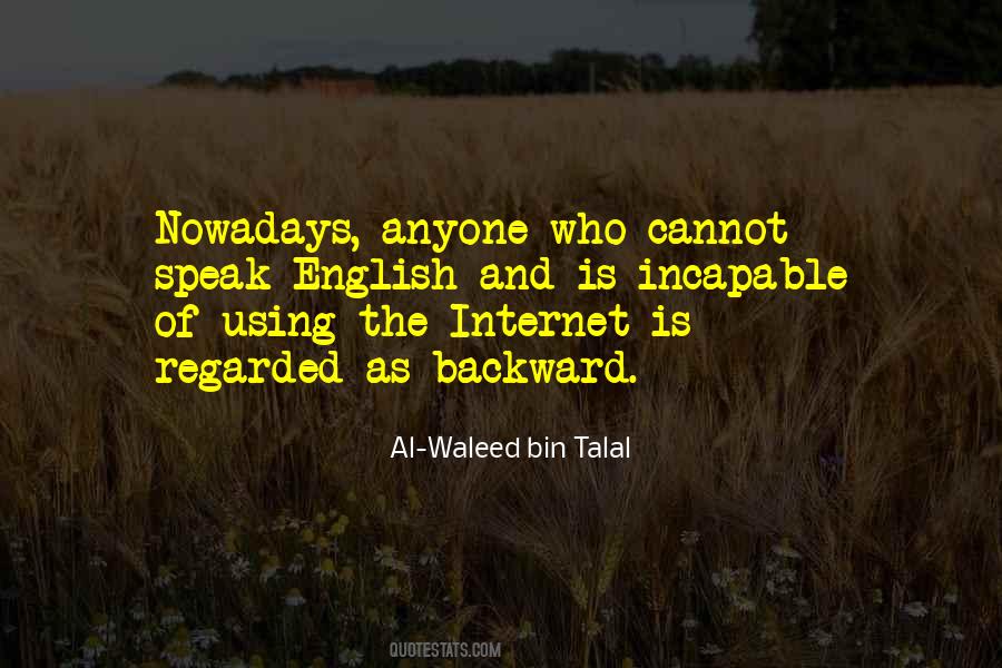 Quotes About Nowadays #73002