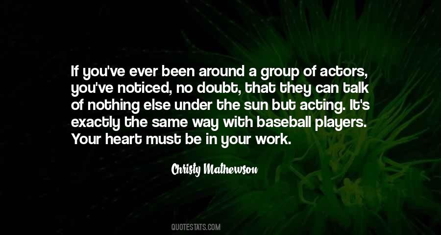 Quotes About Baseball Players #249935