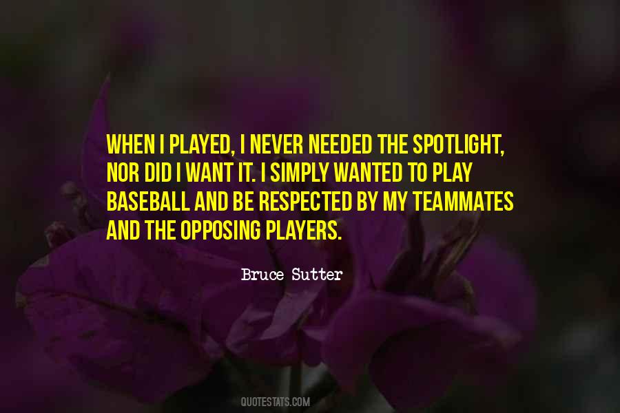 Quotes About Baseball Players #469546