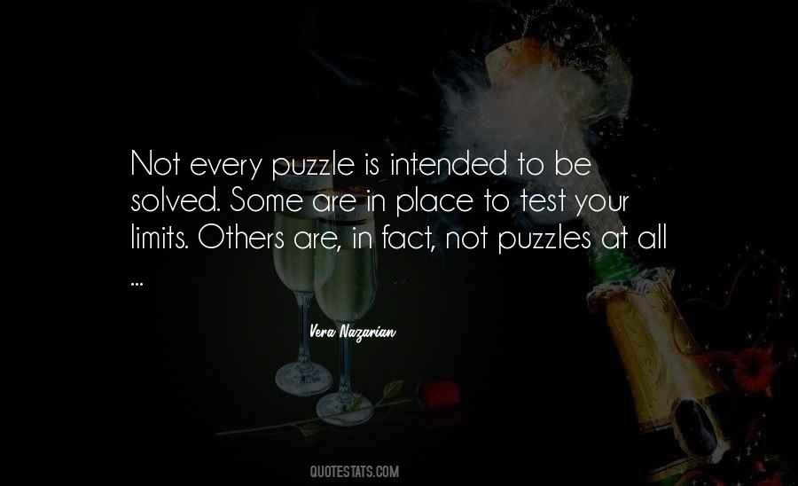 Quotes About Puzzles #1270197