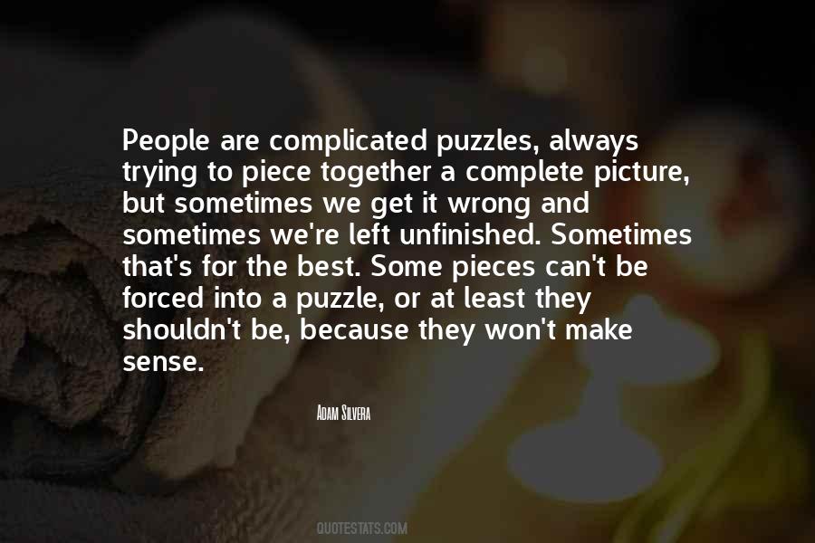 Quotes About Puzzles #997515