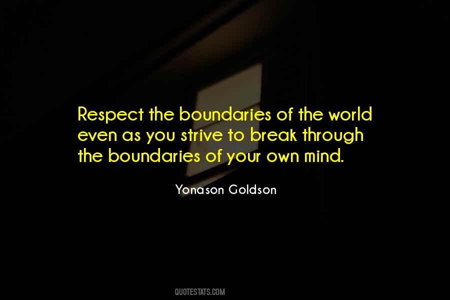 Break Boundaries Quotes #1054082