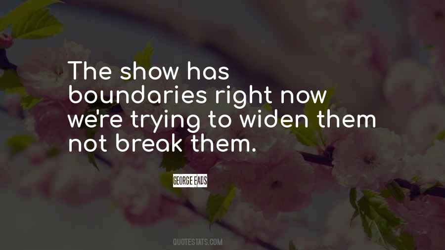 Break Boundaries Quotes #1144783